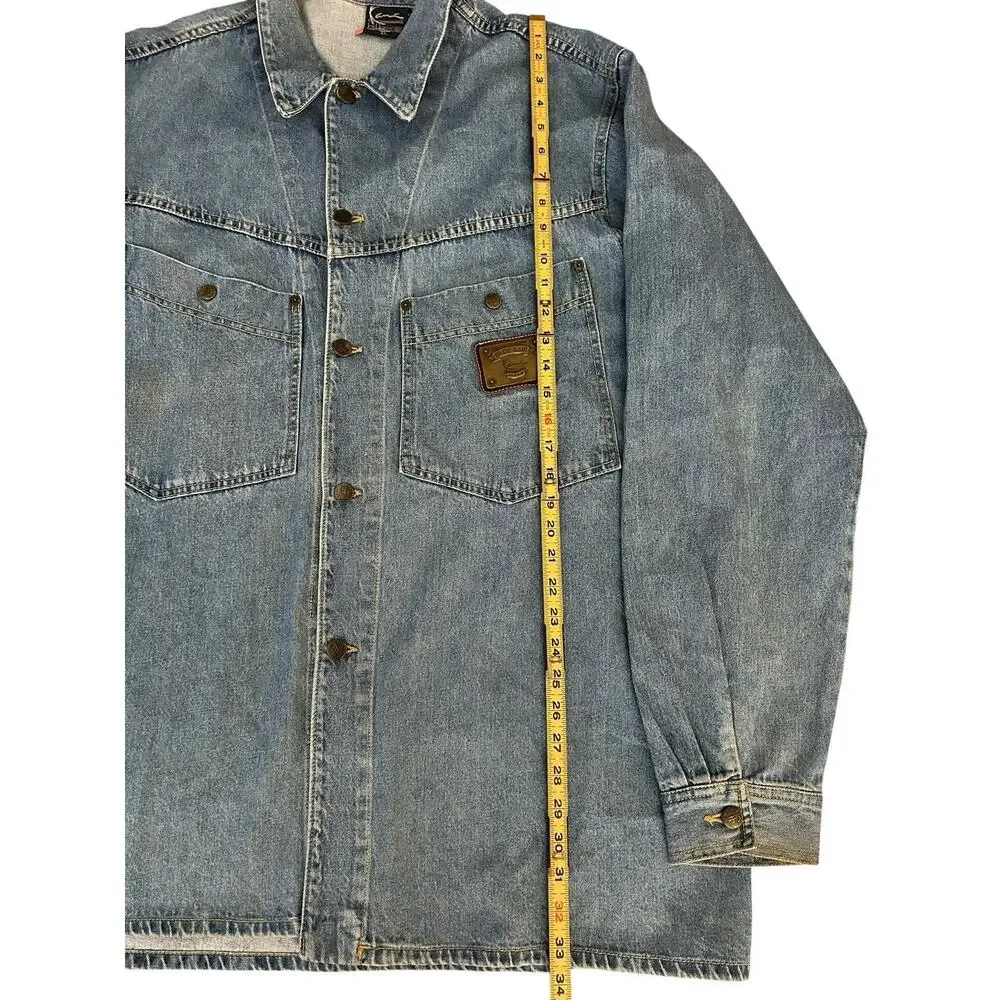 Karl Kani Shirt Vintage Denim 2Pac 90’s Hip Hop Made In USA Size XL
